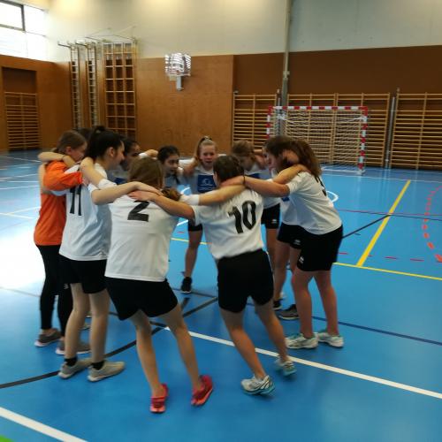 Sieg der BRG-Mannschaft in der Vorrunde Handball Schulcup