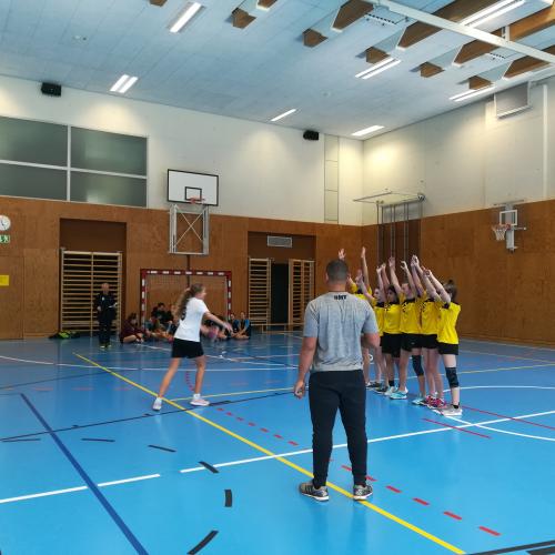 Sieg der BRG-Mannschaft in der Vorrunde Handball Schulcup