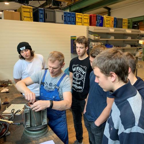 Exkursion Elektromechanik Spötl8