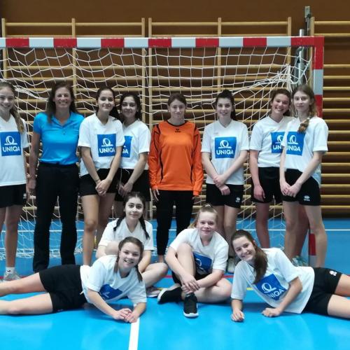 Sieg der BRG-Mannschaft in der Vorrunde Handball Schulcup