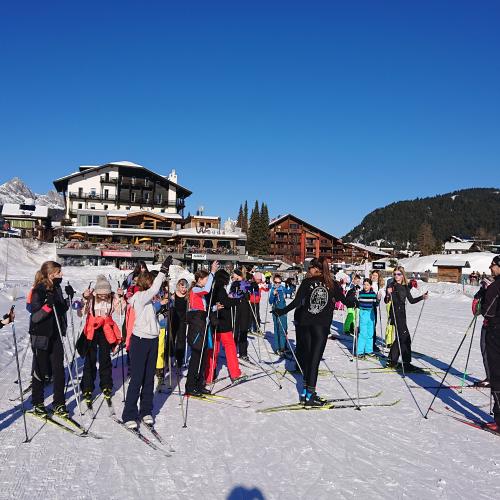 Kurze Vorbesprechung von den Skatern