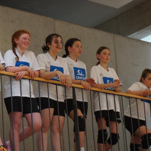 Spannendes Spiel von der Tribüne aus