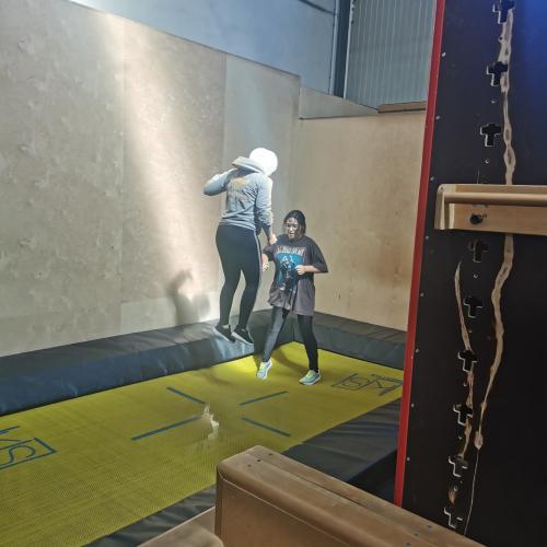 Trampolin zum Ausprobieren