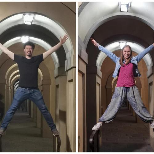 Uomo e donna Vitruviani