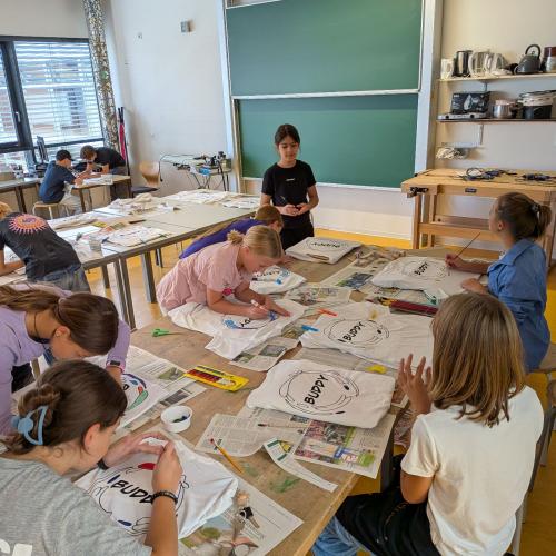 Auch Stifte können verwendet werden