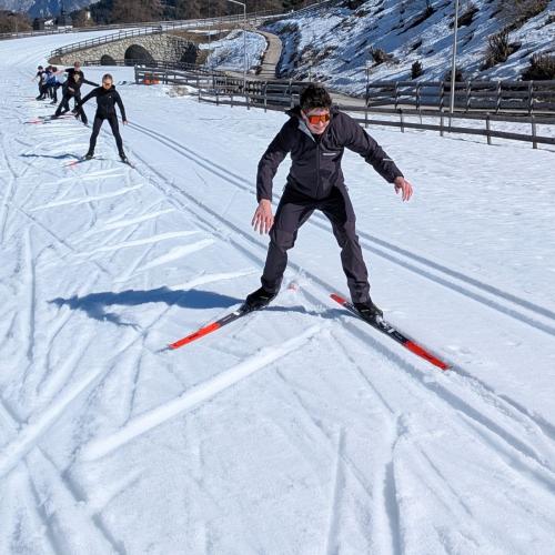 Jonathan im Skatingschritt