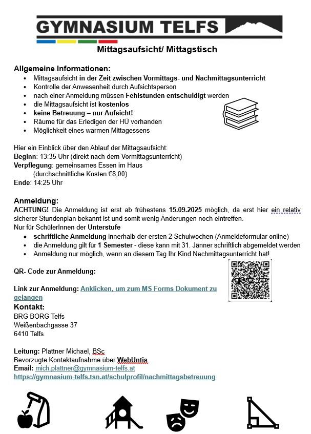 Mittagsaufsicht