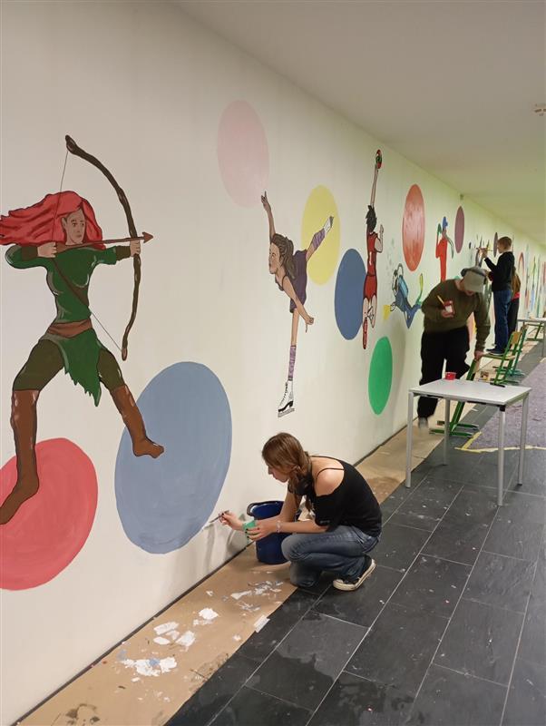 Kreativ Tage , Open Studio 5b, 6b, 7b und 8b Klasse 7