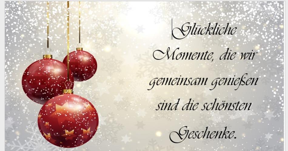 Weihnachtsgrüsse 2025