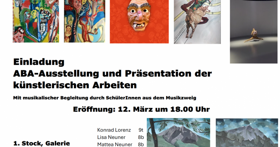 Einladung zur ABA-Präsentation