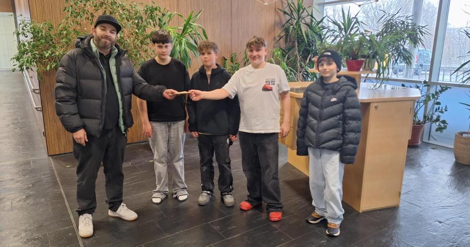 Spendenübergabe SOS-Kinderdorf