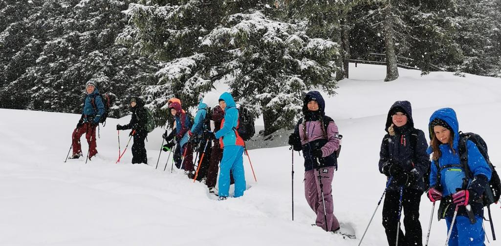 Sattelberg 5 Beim Schneeschuhwandern